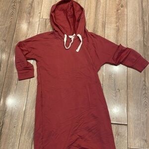 WVN For You size S Fleece dress with pockets and hoodie